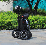 City Slicker Folding Mobility Scooter with Battery Power, 17-Mile Range, Heavy-Duty Lightweight Design, White