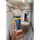 Werner PD6206-4C 6-Ft Fiberglass Podium Stepladder, 300-Lb Capacity
